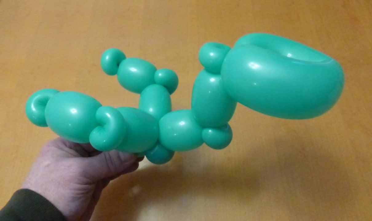 Star ship Enterprise made from a balloon by Calgary magician Richard Rondeau